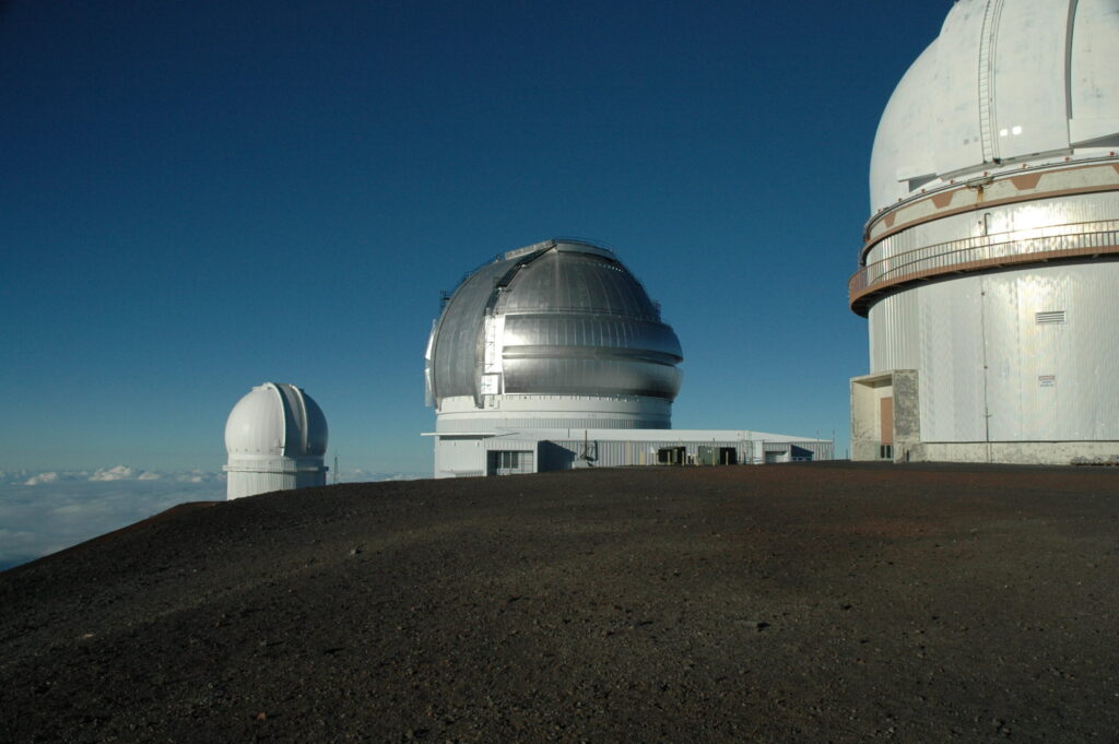Anglo-French, Gemini, and Canada Observatories on Mauna Kea
