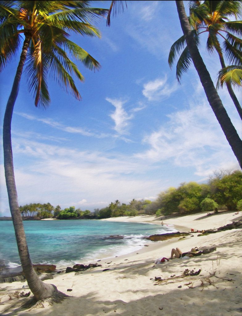 Makalawena beach